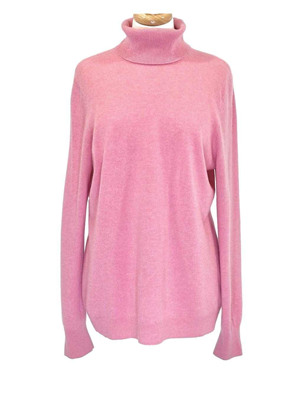 Talbots pink cashmere turtleneck